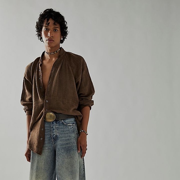 Free People Summer Daydream Buttondown - Picture 8 of 8